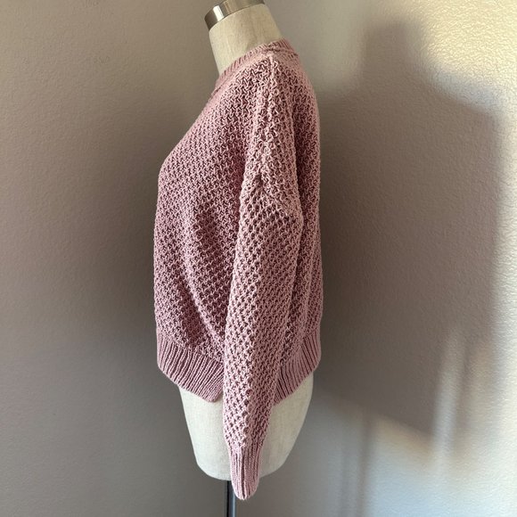 Madewell Austen Sweater In Pink Color Sz S - Picture 5 of 9